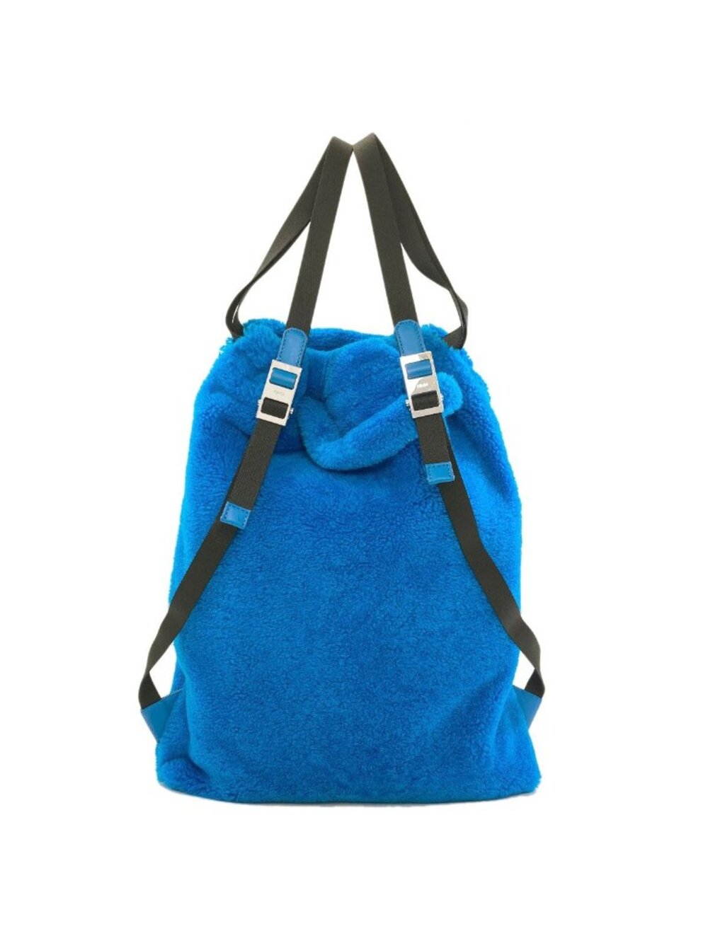 Fendi Vocabulary Rallye Drawstring Backpack Shearling - Picture 2 of 8